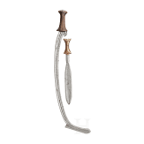 Geldmesser der Boa und S&auml;belmesser der Azande, Afrika