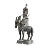 Skulptur eines Benin Reiters, wohl Westafrika, 20. Jhdt.