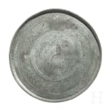 Gro&szlig;es, graviertes Kupfertablett, osmanisch, 19. Jhdt.