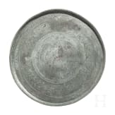 Gro&szlig;es, graviertes Kupfertablett, osmanisch, 19. Jhdt.