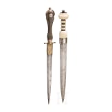 Zwei Dolche mit Elfenbein- bzw. Horngriff, Orient, 19. Jhdt.