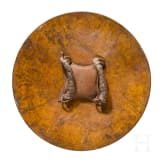 Lederschild aus Elefantenhaut, Indien, 18./19. Jhdt.