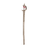 Khanda mit Wootzklinge, Indien, Rajasthan, 18. Jhdt.