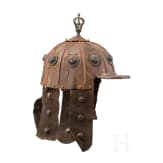 Sino-tibetischer Helm, neuzeitliche Fertigung im Stil des 15./16. Jhdts.