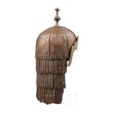 Spangenhelm, sino-tibetisch, neuzeitliche Fertigung im Stil des 17. Jhdts.