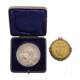 A Dutch silver medal on Wilhelmina, Queen of the Netherlands (1890 - 1948)