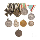 An Austro-Hungarian group of awards, 1914 - 1918