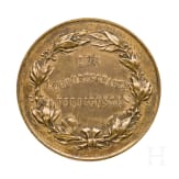 Medaille im Verleihungsetui - "Deutsche Section des Landeskulturrathes f&uuml;r das K&ouml;nigreich B&ouml;hmen"