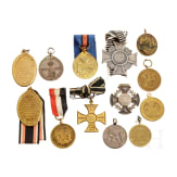 Kaiserschie&szlig;preis und ca. 40 Abzeichen, Preu&szlig;en