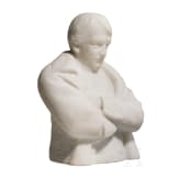 Schwere Marmorb&uuml;ste Napoleon Bonapartes, 20. Jhdt.