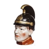 Porzellankopf eines k. u. k. Dragoners, Anfang 20. Jhdt.