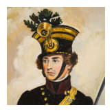 Zwei Uniformgem&auml;lde &ouml;sterreichischer Offiziere, 20. Jhdt.
