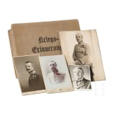 Kiste "Kriegserinnerungen" mit Fotos (CDV) aus der Familie k.u.k General Eduard Barger