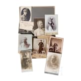 Kiste "Kriegserinnerungen" mit Fotos (CDV) aus der Familie k.u.k General Eduard Barger