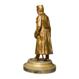 Kaiser Franz Joseph I. von &Ouml;sterreich - kleine, vergoldete Bronzeb&uuml;ste