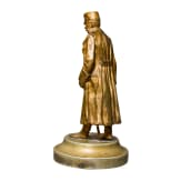 Kaiser Franz Joseph I. von &Ouml;sterreich - kleine, vergoldete Bronzeb&uuml;ste