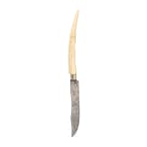 Langes Messer mit Elfenbeingriff, Niederlande, 19. Jhdt.