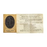 Gusseiserne Plakette mit Darstellung K&ouml;nig Gustav Adolfs, F&uuml;rth, 1932