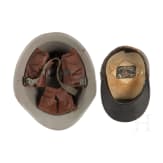 K&auml;ppi f&uuml;r einen Hauptmann und Stahlhelm, Schweiz, 20. Jhdt.