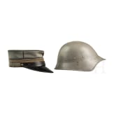 K&auml;ppi f&uuml;r einen Hauptmann und Stahlhelm, Schweiz, 20. Jhdt.