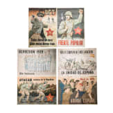 Sechs Plakate zum Spanischen B&uuml;rgerkrieg, 1936-39