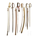 Kleine Sammlung S&auml;bel, versch. europ&auml;ische L&auml;nder, 18./20. Jhdt.