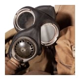 Zehn Gasmasken mit Beh&auml;ltnis, verschiedene Nationen, 2. Weltkrieg