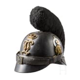 Raupenhelm f&uuml;r Mannschaften, Bayern, 1860er Jahre