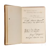 Atelier-G&auml;stebuch des M&uuml;nchner Kunstprofessors Gustav Rien&auml;cker (1861 - 1935)