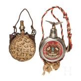 Preu&szlig;en - Reservistenflasche und ausl&auml;ndische Flasche, 19./20. Jhdt.