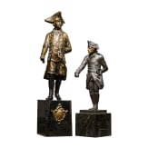 Zwei Statuetten Friedrichs II., Preu&szlig;en
