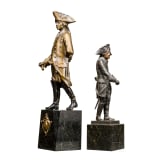 Zwei Statuetten Friedrichs II., Preu&szlig;en