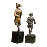 Zwei Statuetten Friedrichs II., Preu&szlig;en