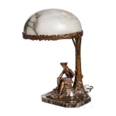 Tischlampe mit Figur K&ouml;nig Friedrich II., Preu&szlig;en, 20. Jhdt.