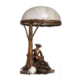 Tischlampe mit Figur K&ouml;nig Friedrich II., Preu&szlig;en, 20. Jhdt.