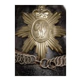 Raupenhelm f&uuml;r Mannschaften, deutsch, um 1840