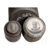 Collection of 14 heavy forming punches