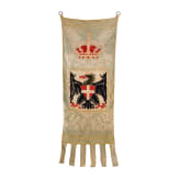 A large flag with heraldic eagle, circa 1900