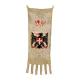A large flag with heraldic eagle, circa 1900