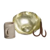 A beer mug "War Christmas 1915 Arras", a bowl "Zeppelin", a grappling hook