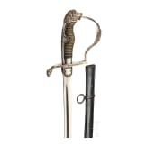 Saxonia - A lion's head sabre for officers, circa 1820