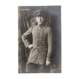 Leutnant Oswald B&ouml;lcke - Foto-Ansichtskarte (Sanke) mit Unterschrift