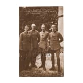 Oswald Boelcke - Foto-Ansichtskarte (H. Ries) mit Unterschrift