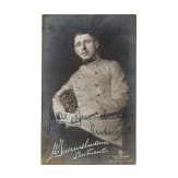 Max Immelmann - Foto-Ansichtskarte (Sanke) mit Widmung