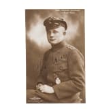 Leutnant Hans Klein - Foto-Ansichtskarte (Sanke) mit Unterschrift