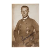 Oberleutnant Hermann G&ouml;ring - Foto-Ansichtskarte (Sanke) mit Widmung