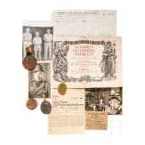 A pair of Aviation Binoculars and documents