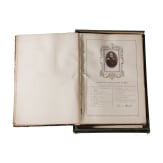 A portfolio with art prints "Glasenapp - The Generals of the German Army", circa 1874