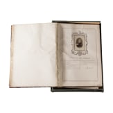 A portfolio with art prints "Glasenapp - The Generals of the German Army", circa 1874