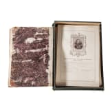 A portfolio with art prints "Glasenapp - The Generals of the German Army", circa 1874